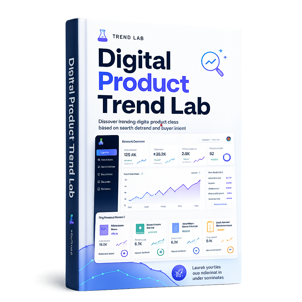 Digital Product Ideas & Niche Research Guide